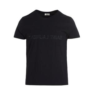 생로랑 반팔 티셔츠 663278Y37AW4145 Blue
