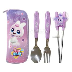 [오키즈]캐치티니핑5 수저케이스세트-깡총핑 알찬교정용 YP5490