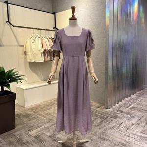 [ab.f.z]AOZ3HO06H_스퀘어넥 퍼프 소매 원피스