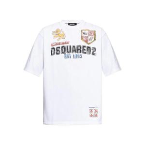25 FW 디스퀘어드2 로고 프린트 티셔츠 S74GD1437S24583 TP439365883