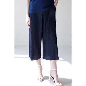 [요이츠]이레귤러 플리츠 와이드 팬츠_YJ05WNPSL03_NY1