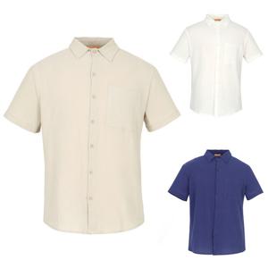 여름 데일리 퓨어 마혼방 골프웨어 남성 린넨 반팔셔츠 KPMMTS80