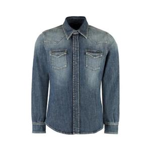 Dolce   Gabbana 칼라 버튼업 데님 셔츠 G5JC8DG8GW9 S9001 TP936251257