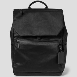 [빈폴] 디노 미디엄 플랩 백팩 - 블랙 BE57D2M115