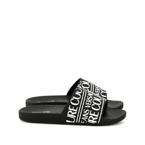 25 FW 베르사체진스꾸뛰르 로고 밴드 슬라이더 샌들 79YA3SQ171352 TP440235472