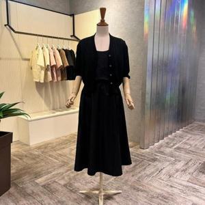 [ab.f.z]AOZ3HO371_스트링 민소매 가디건 셋트 원피스