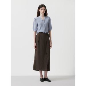 [쥬크]벨티드 롱 H라인 스커트(Z253MSD005)