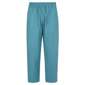 남자 여름 와이드 밴딩 스판 린넨 팬츠 NE-PTS-Q023-아쿠아