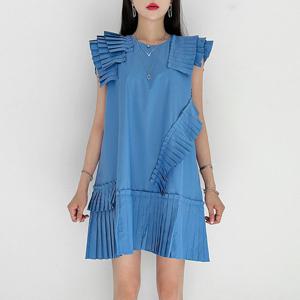 [금찌]금찌 아코 주름 큐티 원피스 ST7646D