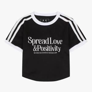 [더데이걸][모다울산]소매 두줄 크롭 반팔티 TGRP25303_US