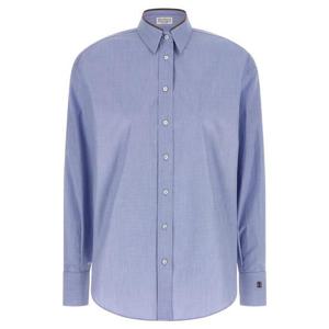 브루넬로 쿠치넬리 셔츠 MA795NL916C013 Light Blue