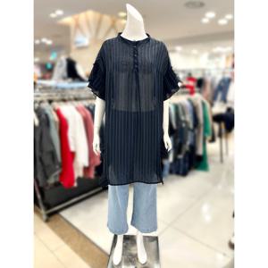 [트리아나]스트라이프 쉬폰 롱 블라우스 AF2PA09