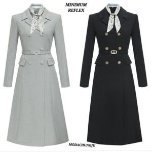 [미니멈]MD 테일러드 더블버튼 A라인 원피스 MD MYAAWO1090 M_CJ