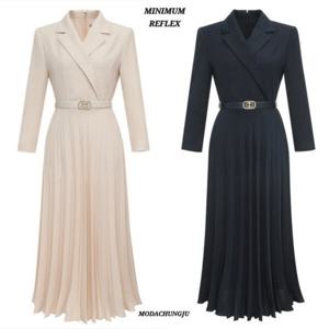 [미니멈]MD 테일러드 플리츠 원피스  MD MYAAWO2350 M_CJ