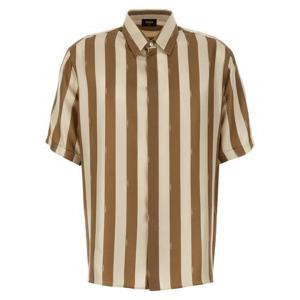 펜디 반팔 셔츠 FS0795AU6ZF1QYZ Brown