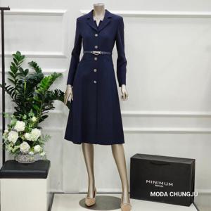 [미니멈]MD 카라넥 레이어드 플레어  원피스 MD MWBAWO3160 M_CJ