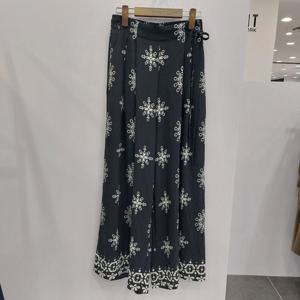 [아니베에프]A55WSL510 롱기장 프린트 치마바지