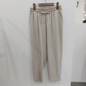 [아니베에프]A44WSL520 허리 밴딩 배기핏 슬랙스