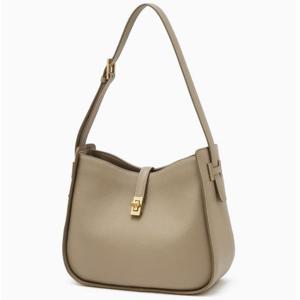 [헤지스ACC] H LOCK 베이지 턴락 레더 숄더백 HIBA5F165I2