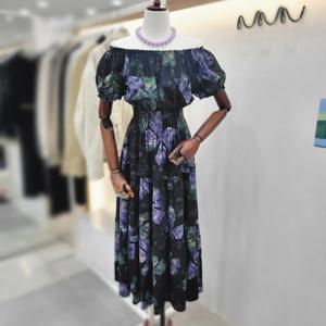 [비지트인뉴욕]나비포인트 오프숄더 롱  썸머원피스 VB6OP811_US