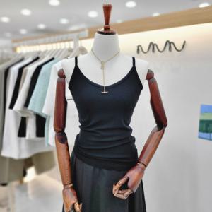 [비지트인뉴욕]스판골지 나시 슬리브리스  VB6ST6G_US