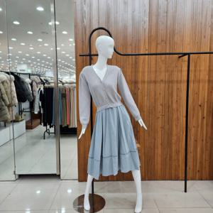 [지컷]지컷 니트 패치 플레어 롱 원피스 7224137600_DJ