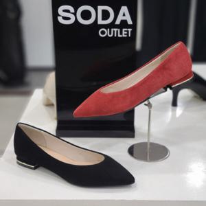 [소다][소다] 여성 구두 플랫 단화 FLF305_DG