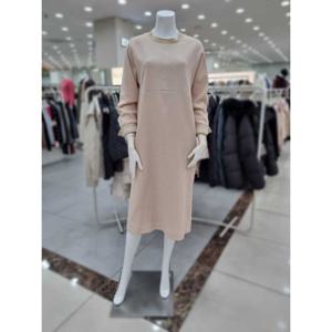 [더아이잗]니트 네크 롤업 H라인 원피스 IMAA0OP01512_DJ