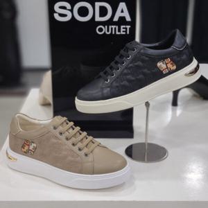 [소다][소다] 여성 데일리 경량 밴딩끈 스니커즈 FLF315_DG