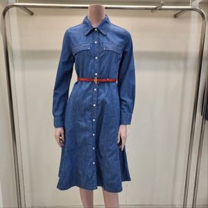 [꼼빠니아]데님벨티드에이라인 원피스CADS2-WDO900_IC