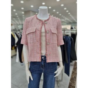 [더아이잗]메탈 블레이드 트위드 자켓 IM4A0JK21690_DJ