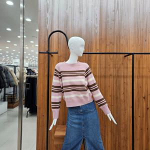 [지컷]지컷 멀티 스트라이프 래글런 니트 7212350402_DJ