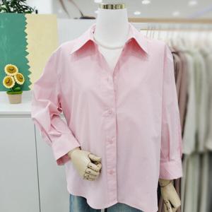 [비지트인뉴욕]뒷날개 포인트후라시  7부소매 남방셔츠 VA4SS20_