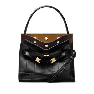 토리버치 리 라지윌 텍스처 스몰 토트 백 162237