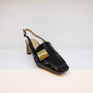 [오브엠]  F21TD225A_여성 에나멜 슬링백 통굽힐 A