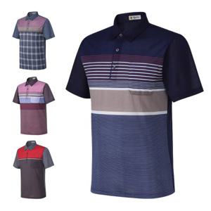 [클라우스]클라우스 데일리 카라 남성 골프 반팔티셔츠 KL3324