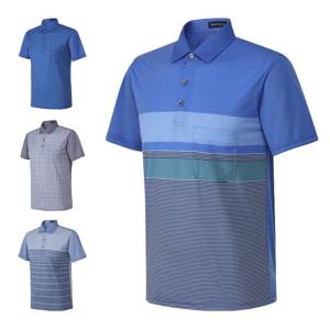 [클라우스]클라우스 면혼방 카라 남성 골프 반팔티셔츠 KL3325