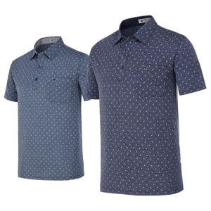 [클라우스]클라우스 지짐이 카라 스판 남성 골프반팔티 KL3331