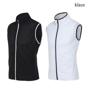 [클라우스]클라우스 매쉬 풀집업 남성 골프조끼 KL1210