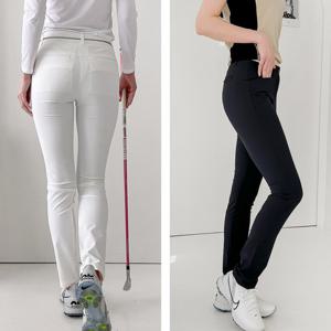 [클라우스]클라우스 슬림핏 스판 여성 골프바지 KL1153