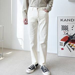 [모로엠]남자 조끼 가디건 베이직 일자 면바지 DM-PTA-QSIN5001-