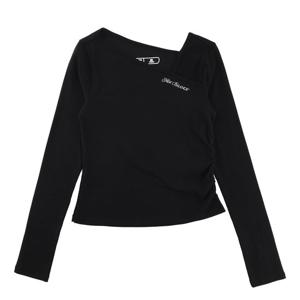 뉴발란스 WOMEN 골지 컷아웃 긴팔티셔츠 NBNDF4W832 19