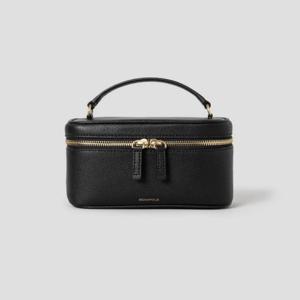 [빈폴] 큐브 지퍼 탑핸들 크로스백 - 블랙 BE58D3M115