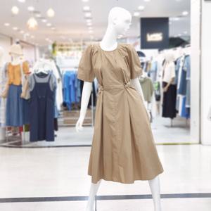 [ab.f.z]슬림핏 벨티드 반팔 가을 원피스 FSPHZ5O02G