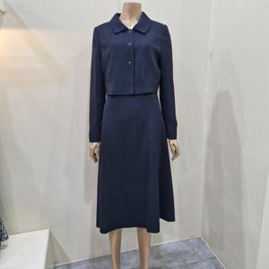 [더아이잗]더아이잗 버튼 장식 재킷 A라인 원피스 IR9M0OP701