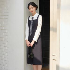 [제이제이 지고트]타이 셔츠 뷔스티에 롱 원피스 GR9M0OP921