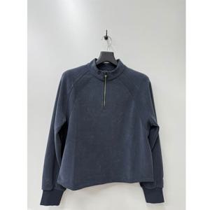 [르꼬끄]르꼬끄 여성 샌드워싱 더블텐션 루즈핏 하프집업 QQ322O