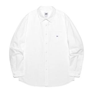 [LEE]LEE 로코 포켓 옥스포드 셔츠  화이트 LE2503SH01WH