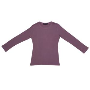 [뱅뱅]여성 골지 라운드 긴팔 면 티셔츠 (NTL701)