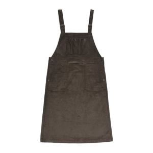 내셔널지오그래픽 N254WOP970 여성 코듀로이 오버롤 원피스 BROWN